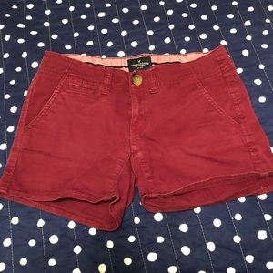 Red shorts